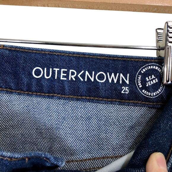 OuterKnown S.E.A. Strand High Rise Skinny Jeans Dark Wash Size 25 - Picture 4 of 6